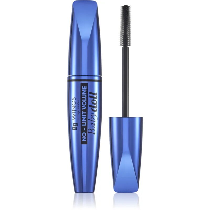 AA Wings of Color No Limit Volume Baby Doll Műszempilla hatású szempillaspirál 6 g