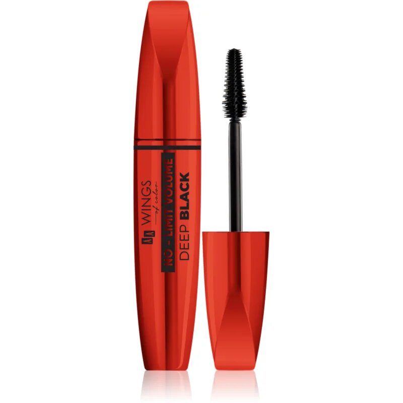 AA Wings of Color No Limit Volume Deep Black extra dúsító szempillaspirál 6 g