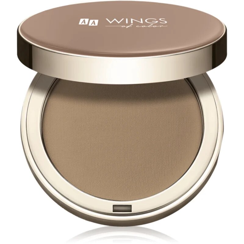 AA Wings of Color Satin Bronzer bronzosító matt hatással árnyalat 02 Natural Bronze 8 g