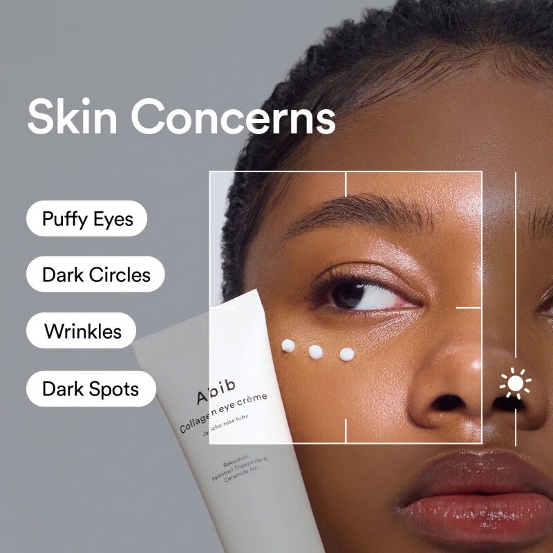 Abib Collagen Eye Crème Jericho Rose Tube gyengéd szemkrém a táplálásért és hidratálásért 30 ml