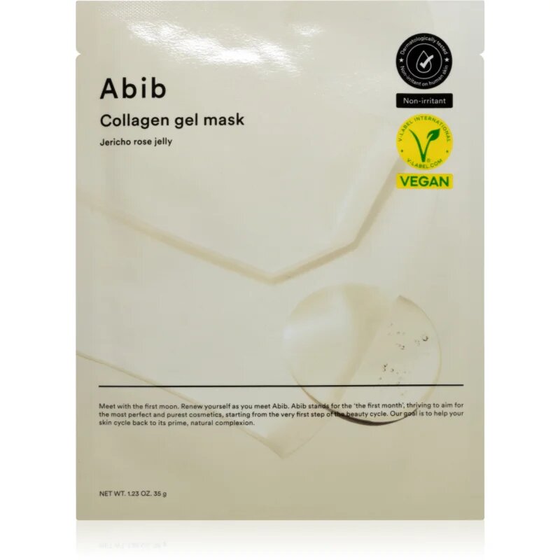 Abib Collagen Gel Mask Jericho Rose Jelly intenzív hidrogélmaszk feszesítő hatással 35 g