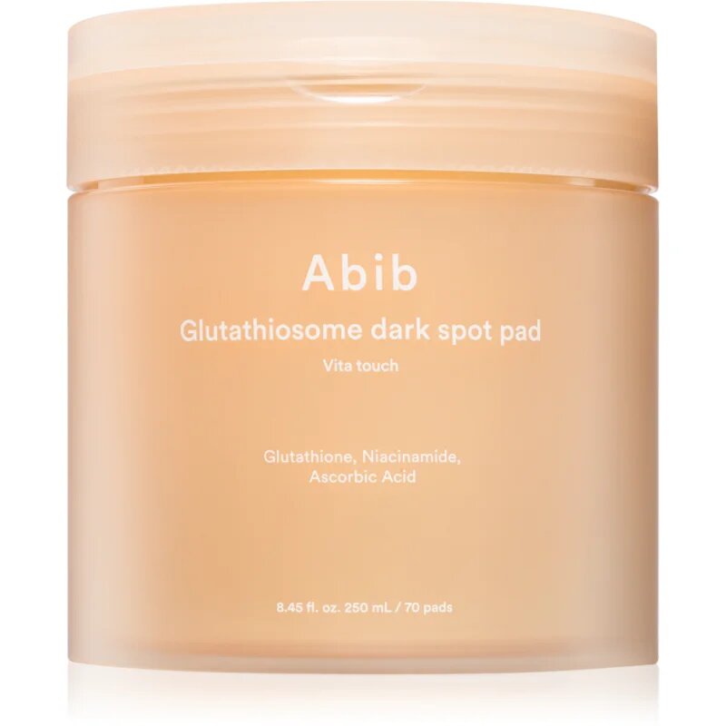 Abib Glutathiosome Vita Touch Dark Spot Pad bőrnyugtató korongok élénk és hidratált bőr 250 ml
