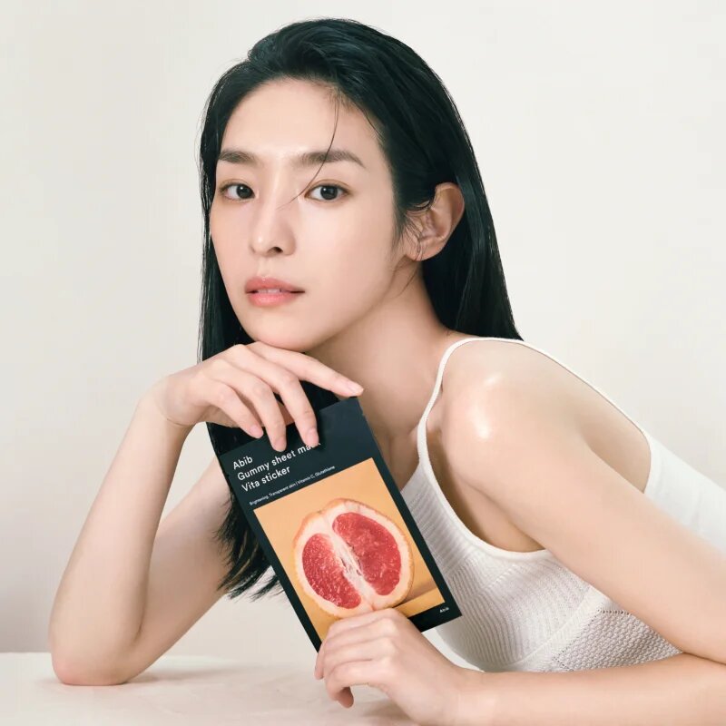 Abib Gummy Sheet Mask Vita Sticker fehérítő gézmaszk nyugtató hatással 27 ml