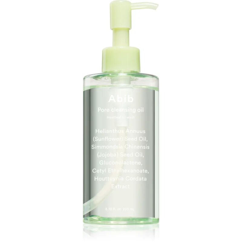 Abib Heartleaf Pore Cleansing Oil-wash gyengéden tisztító olaj nyugtató hatással 200 ml