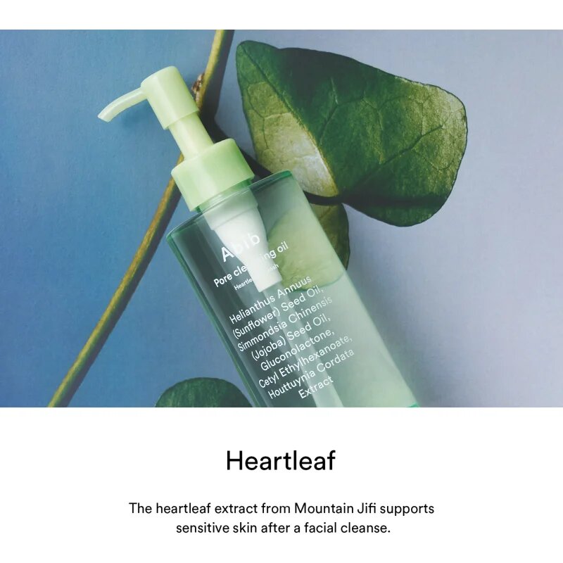 Abib Heartleaf Pore Cleansing Oil-wash gyengéden tisztító olaj nyugtató hatással 200 ml