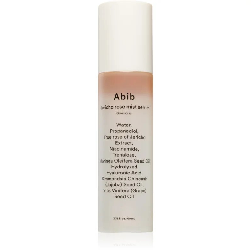Abib Jericho Rose Mist Serum Glow Spray fényesítő hatású arcszérum spray -ben 100 ml