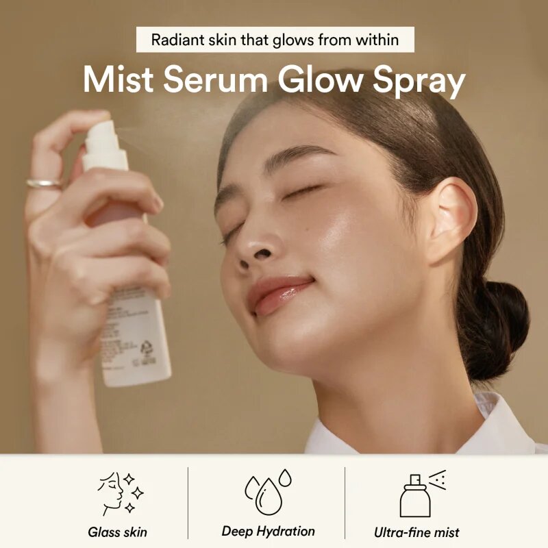 Abib Jericho Rose Mist Serum Glow Spray fényesítő hatású arcszérum spray -ben 100 ml