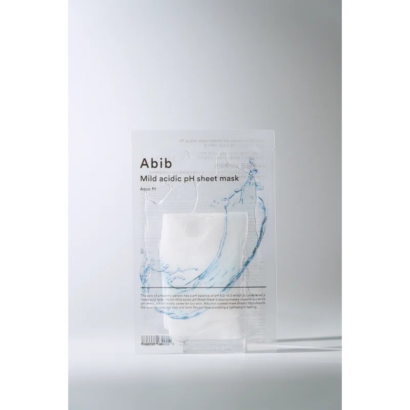 Abib Mild Acidic pH Sheet Mask Aqua Fit arcmaszk a bőr intenzív hidratálásához 30 ml