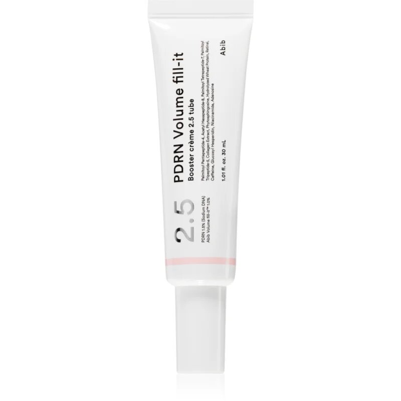 Abib PDRN 2.5 Tube Volume fill-it Booster Crème megújító booster az öregedés jelei ellen 30 ml