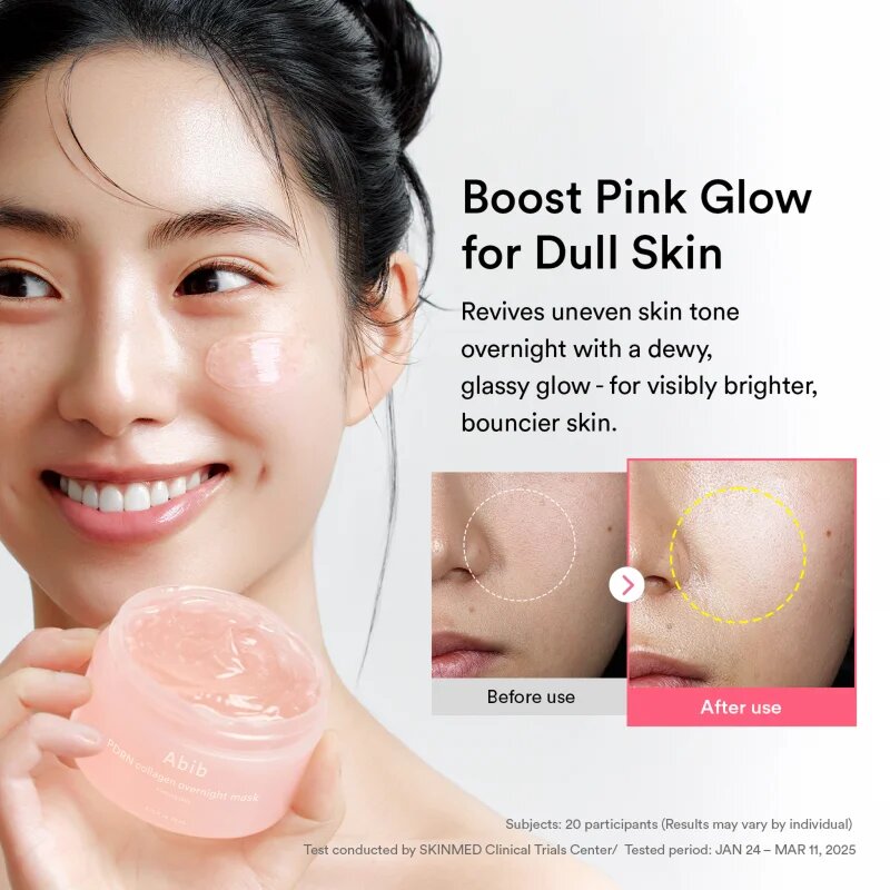 Abib PDRN Collagen Overnight Mask Firming Jelly feszesítő éjszakai arcmaszk hidratáló hatással 80 ml