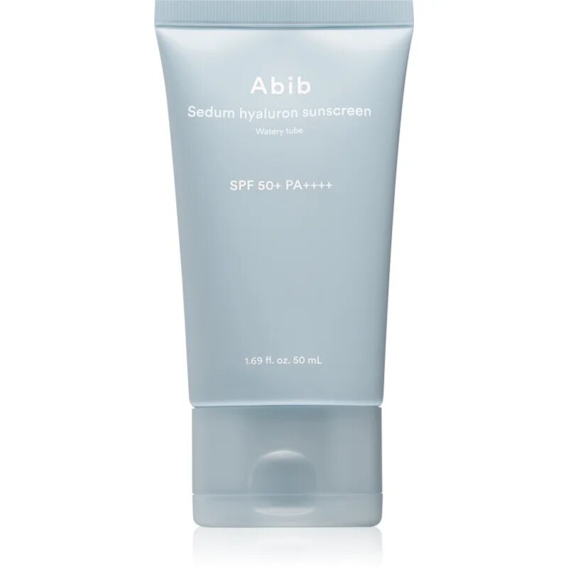Abib Sedum Hyaluron Watery Tube Sunscreen napozókrém arcra nyugtató hatással SPF 50+ 50 ml