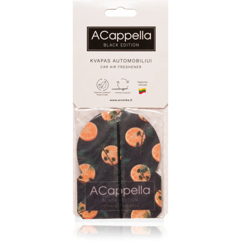 ACappella Black Edition Vetiver légfrissítő 1 db