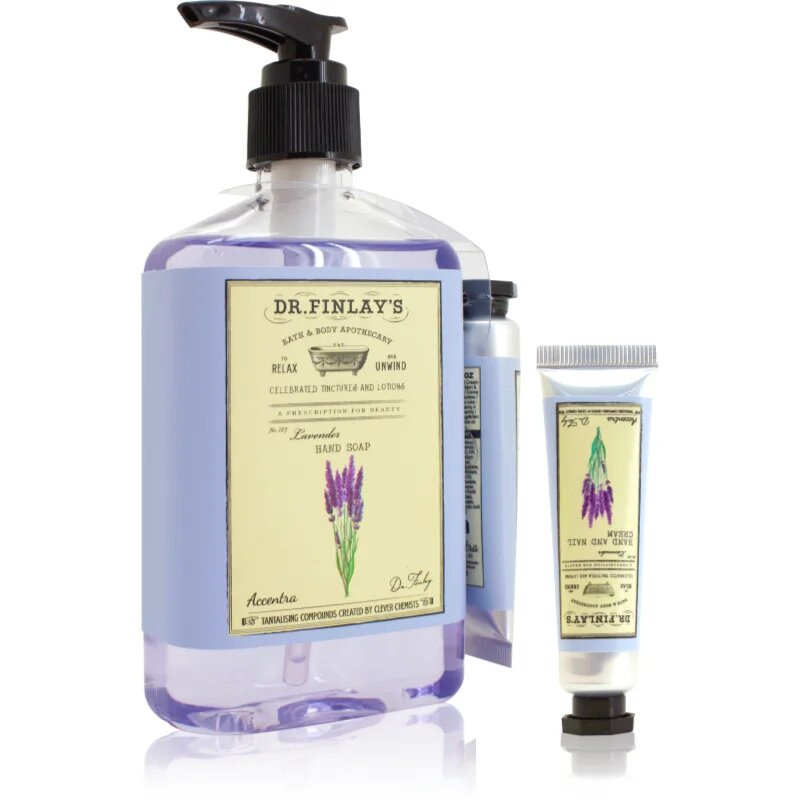 Accentra Dr. Finlay´s Set ajándékszett kézre illattal Lavender 2 db