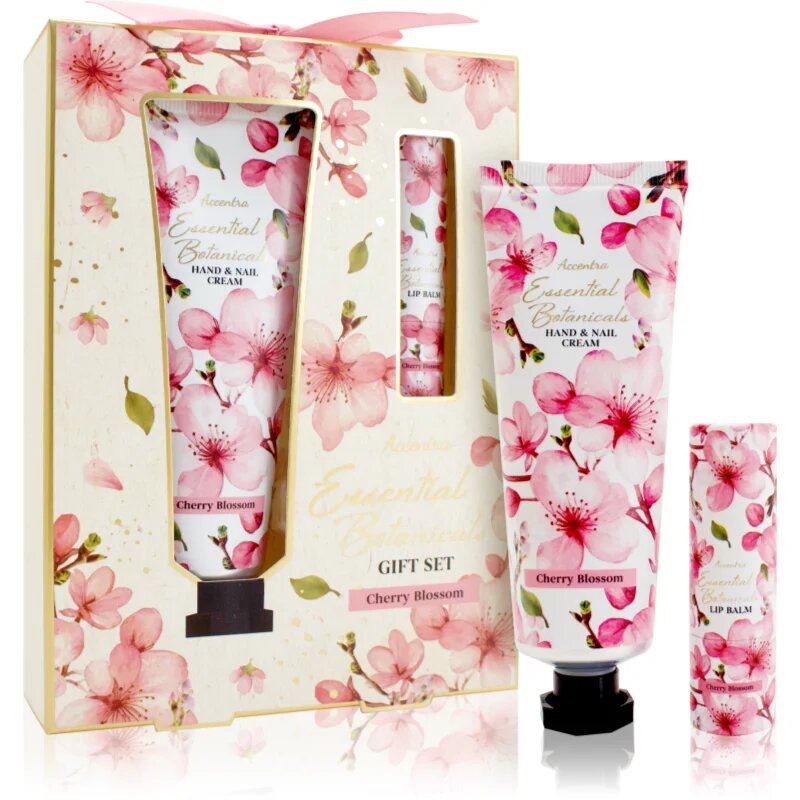 Accentra Essential Botanicals Hand and Nails Cream ajándékszett kézre és körmökre 2 db