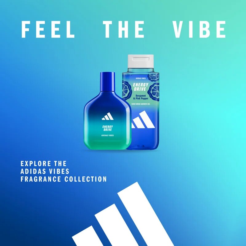 Adidas Vibes Energy Drive tusfürdő gél unisex 400 ml
