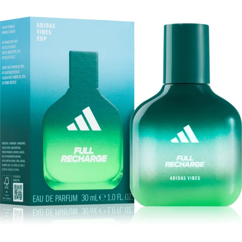 Adidas Vibes Full Recharge Eau de Parfum unisex 30 ml