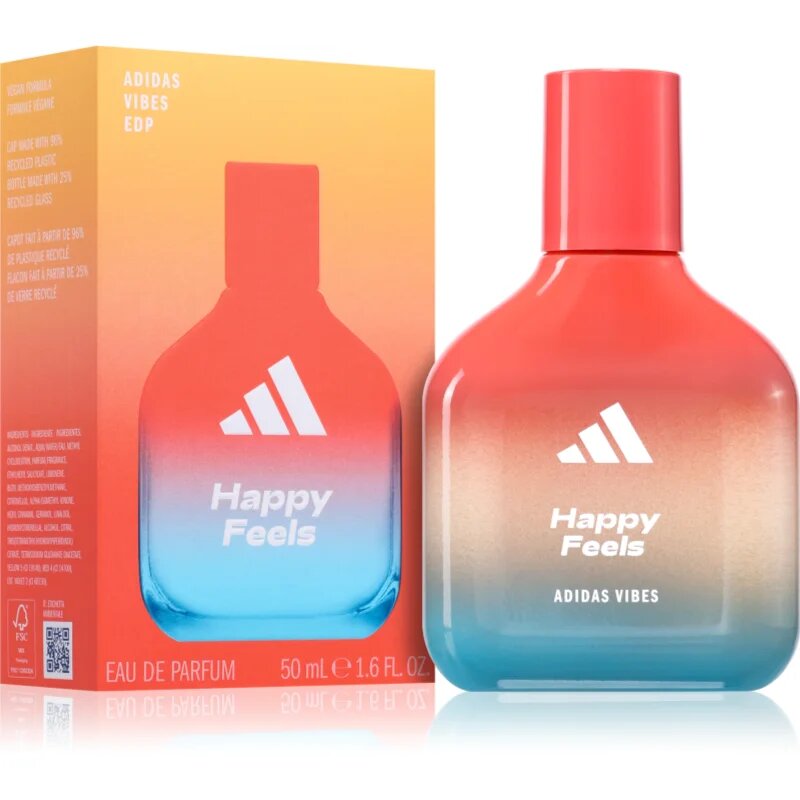 Adidas Vibes Happy Feels Eau de Parfum unisex 50 ml
