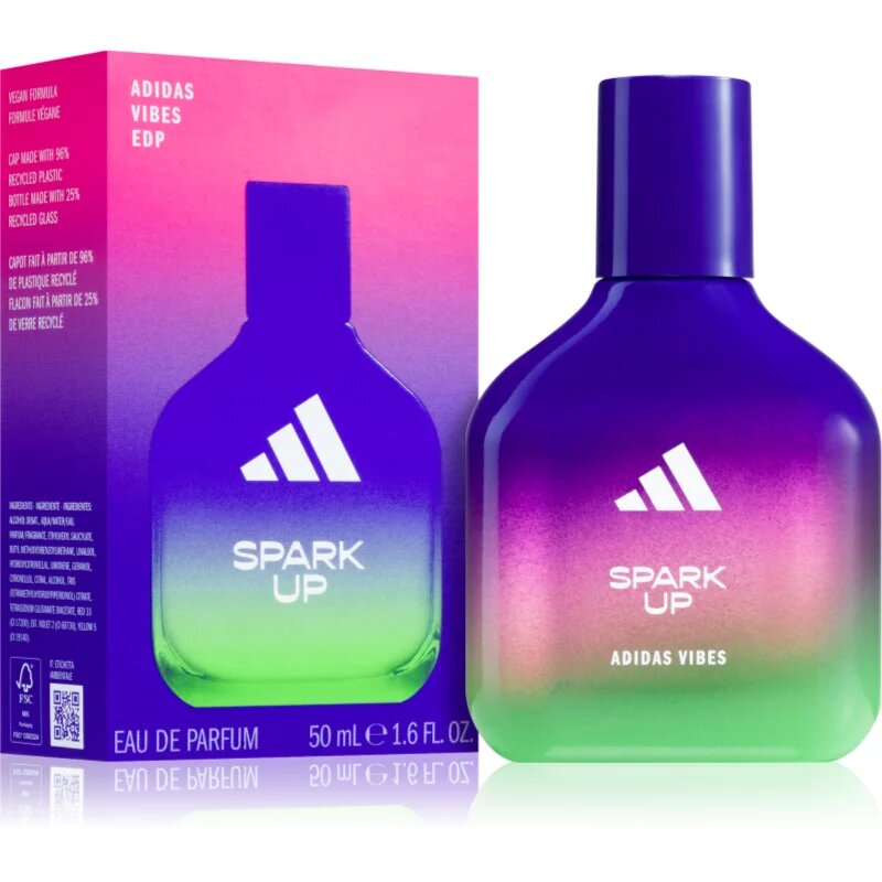 Adidas Vibes Spark Up Eau de Parfum unisex 50 ml