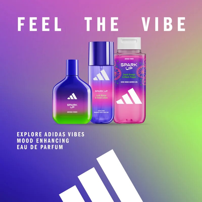 Adidas Vibes Spark Up tusfürdő gél unisex 400 ml