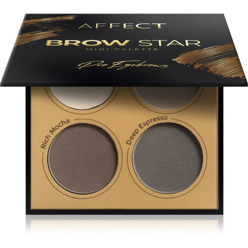 Affect Brow Star arcpúder paletta több árnyalattal 4x2 g