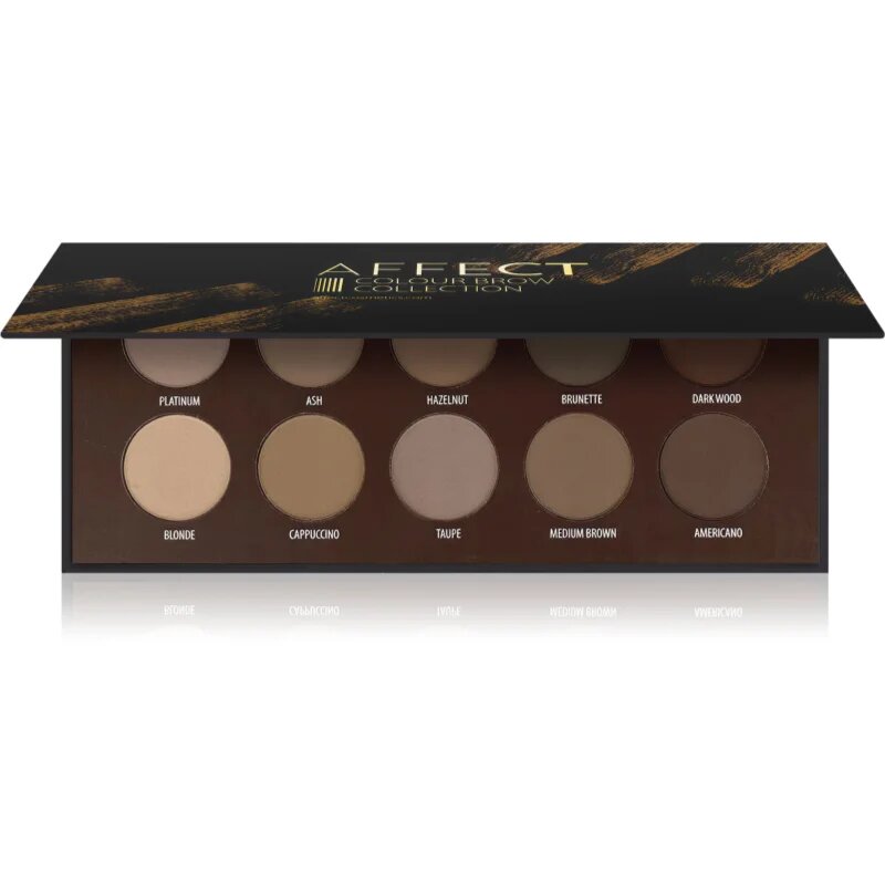 Affect Color Brow Colection paletta a szemöldök sminkeléséhez 10x2 g