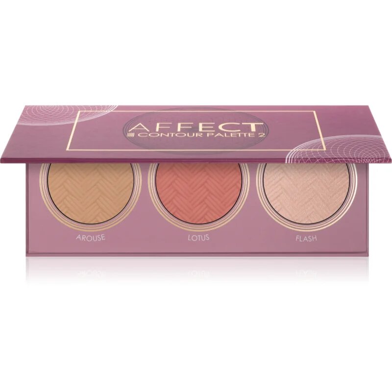 Affect Contour Palette 2 fehérítő bronzosító és arcpirosító 3x5 g