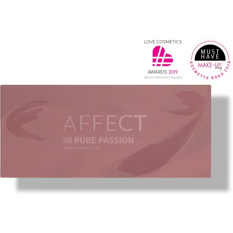Affect Pressed Eyeshadow Palette szemhéjfesték paletta árnyalat Pure Passion 10x2 g