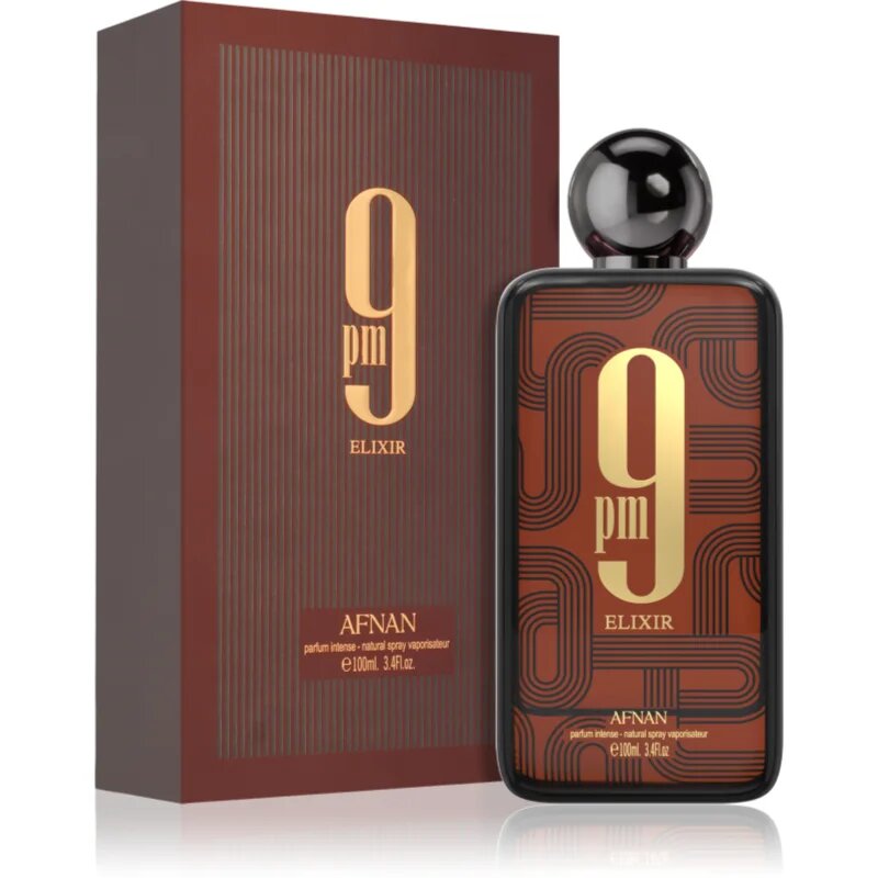 Afnan 9 PM Elixir parfüm kivonat unisex 100 ml