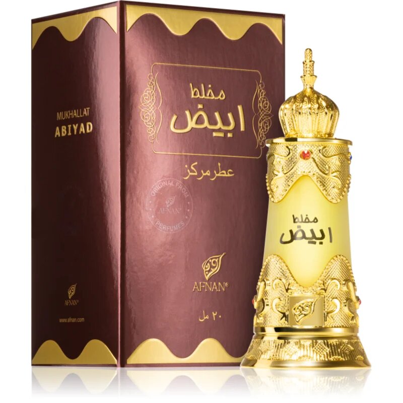 Afnan Mukhallat Abiyad illatos olaj unisex 20 ml