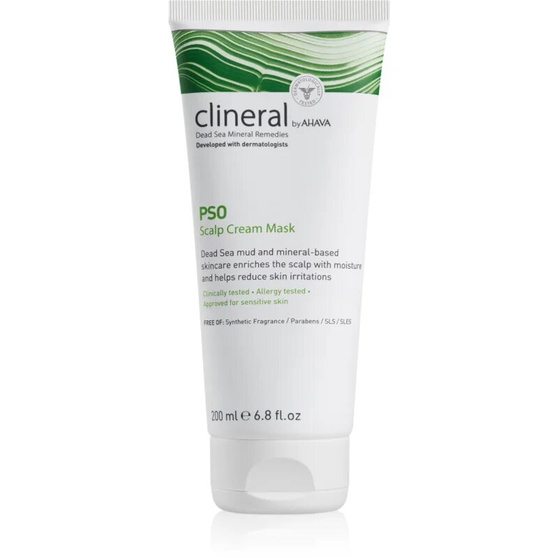 Ahava Clineral PSO intenzív hidratáló maszk az irritált fejbőrre 200 ml