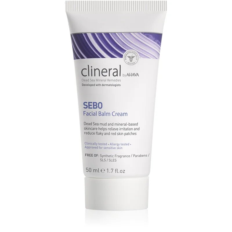 Ahava Clineral SEBO tápláló és nyugtató arckrém hidratáló hatással 50 ml