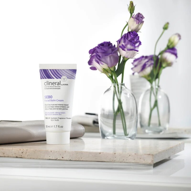 Ahava Clineral SEBO tápláló és nyugtató arckrém hidratáló hatással 50 ml