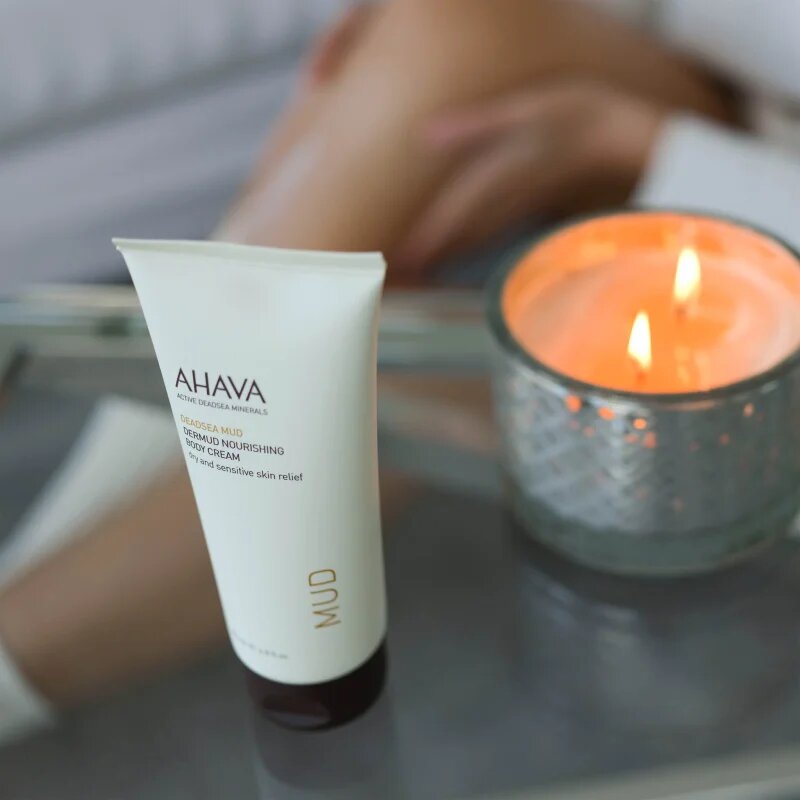 Ahava Dead Sea Mud tápláló testápoló krém száraz és érzékeny bőrre 200 ml