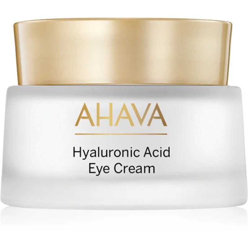 Ahava Hyaluronic Acid Eye Cream ráncellenes szemkrém mely csökkenti a duzzanatokat és a sötét karikákat 15 ml