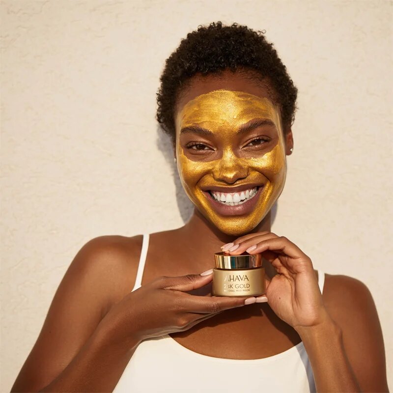 Ahava Mineral Mud 24K Gold ásványi iszap maszk 24 karátos arannyal 50 ml