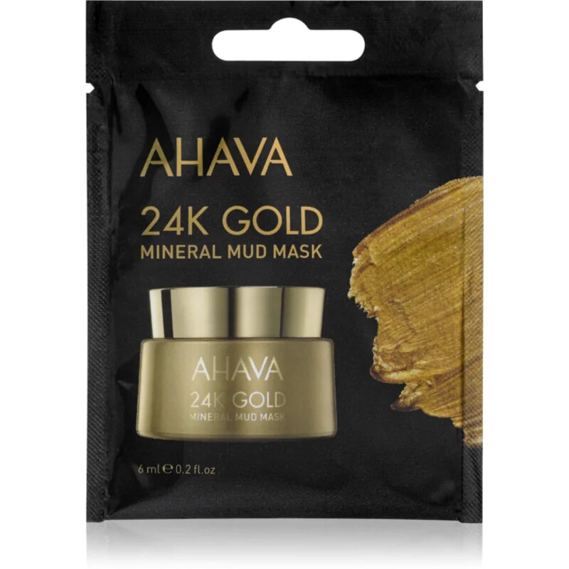Ahava Mineral Mud 24K Gold ásványi iszap maszk 24 karátos arannyal 6 ml