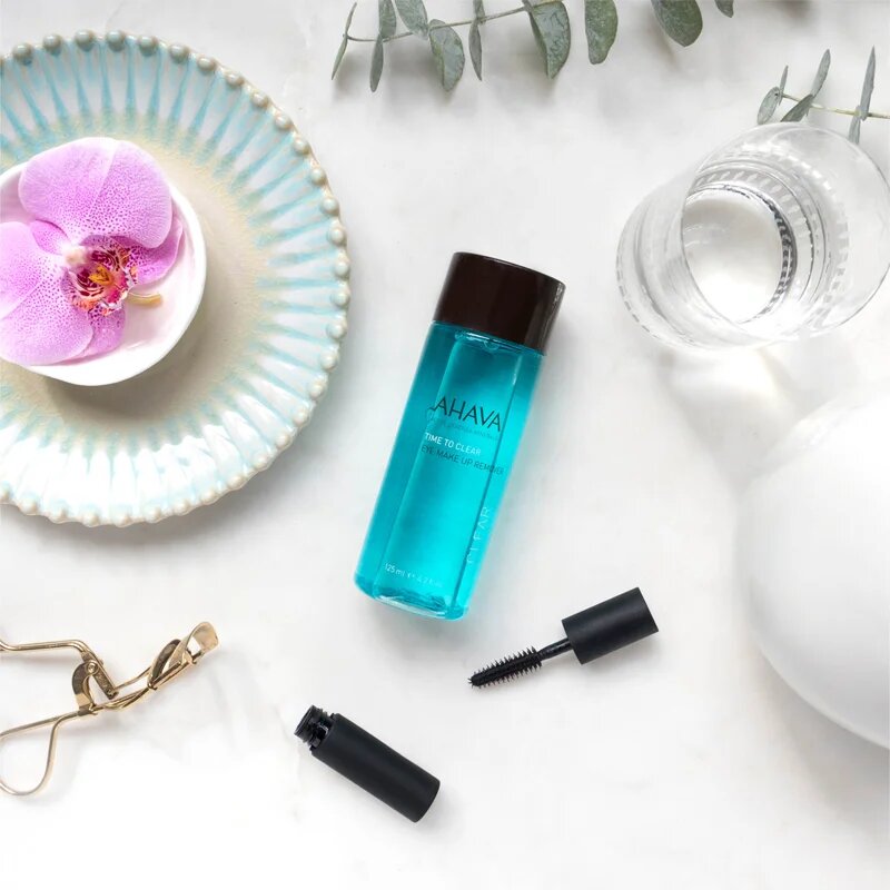 Ahava Time To Clear vízálló szemfesték eltávolító érzékeny szemre 125 ml