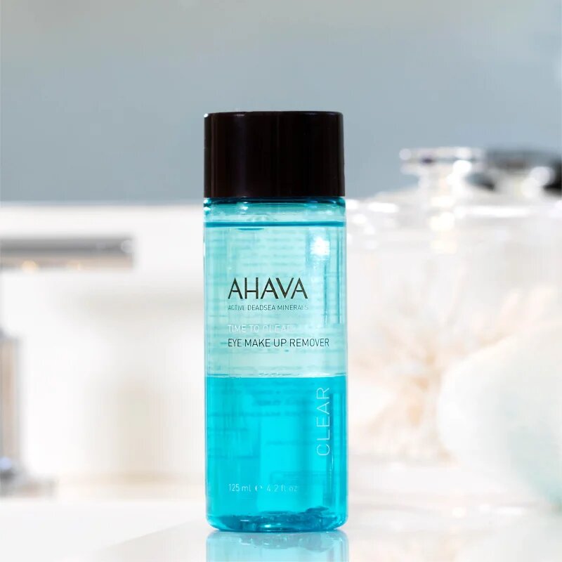Ahava Time To Clear vízálló szemfesték eltávolító érzékeny szemre 125 ml
