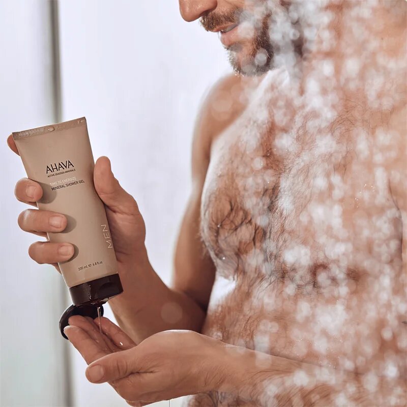 Ahava Time To Energize Men ásványi tusfürdő 200 ml