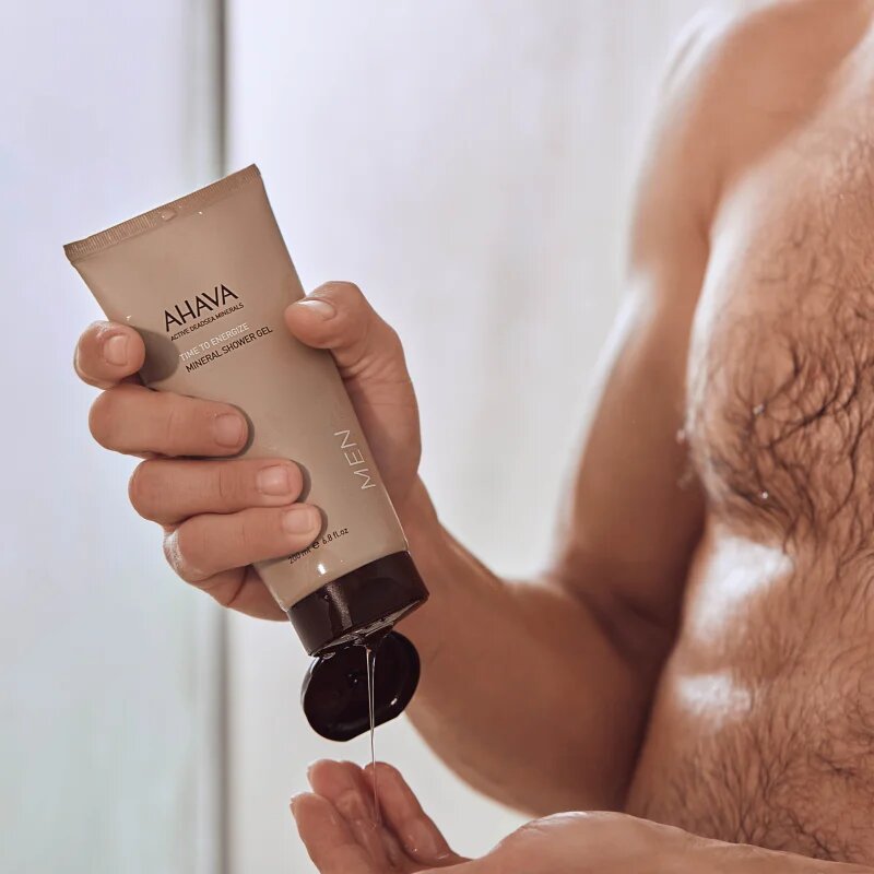 Ahava Time To Energize Men ásványi tusfürdő 200 ml
