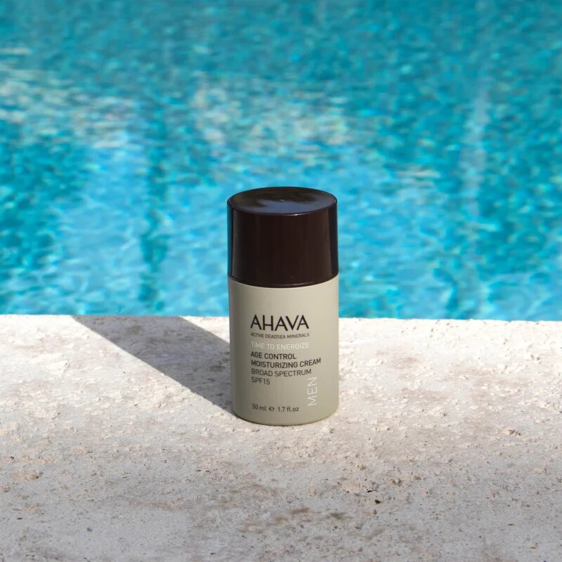 Ahava Time To Energize Men hidratáló fiatalító krém SPF 15 50 ml
