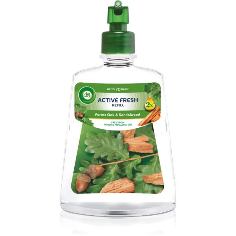 Air Wick Active Fresh Forest Oak & Sandalwood légfrissítő utántöltő 228 ml