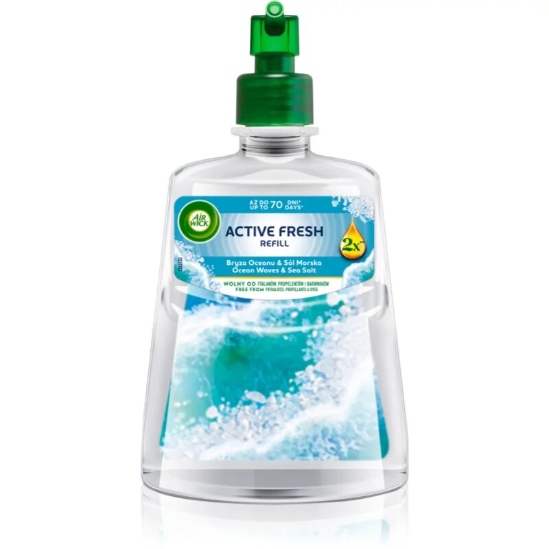 Air Wick Active Fresh Ocean Waves & Sea Salt légfrissítő utántöltő 228 ml