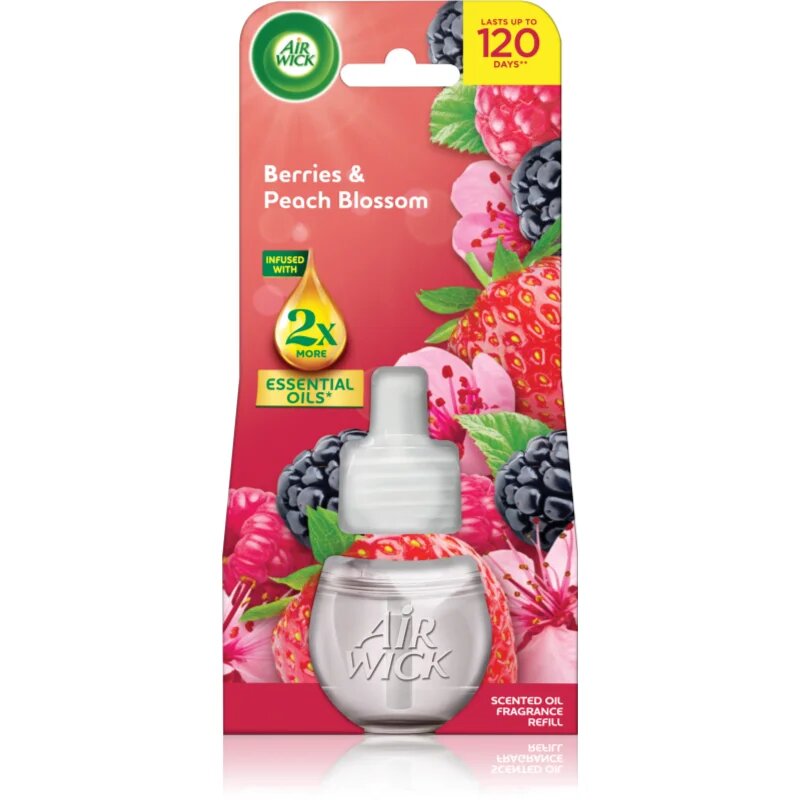 Air Wick Berries & Peach Blossom parfümolaj elektromos diffúzorba 19 ml