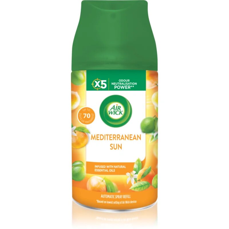 Air Wick Freshmatic Mediterranean Sun légfrissítő utántöltő 250 ml