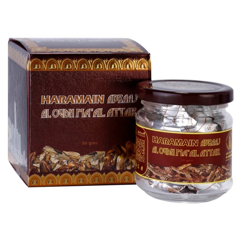 Al Haramain Abraaj Al Oudh Ma'Al Attak tömjén 50 g