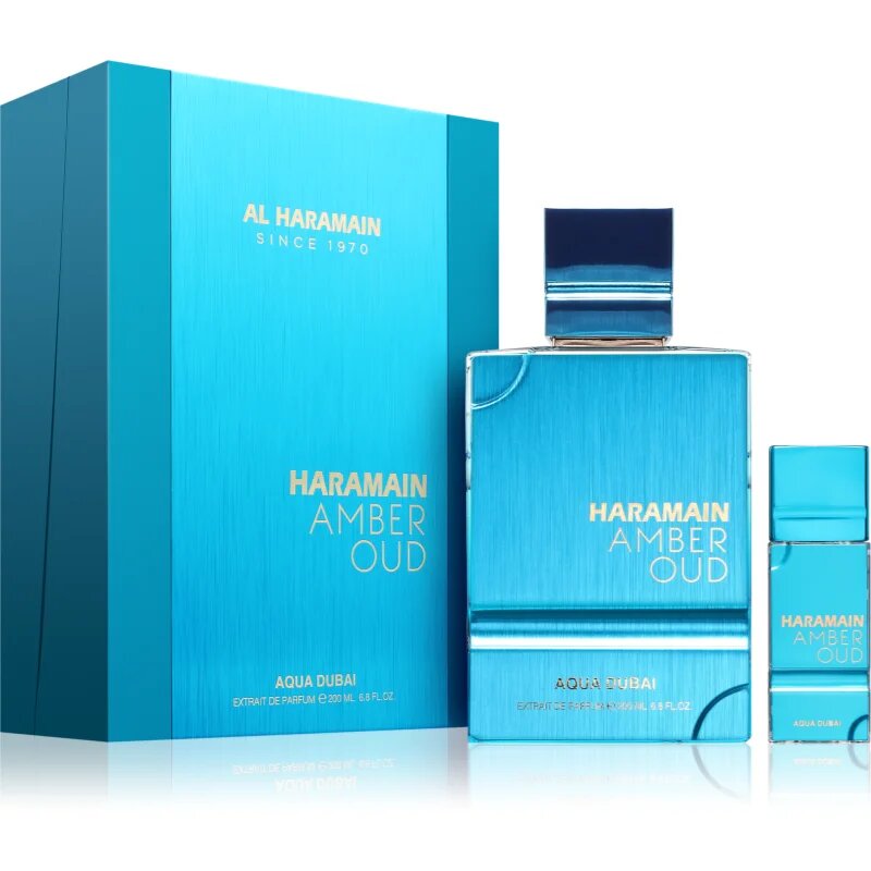 Al Haramain Amber Oud Aqua Dubai parfüm kivonat unisex 200 ml