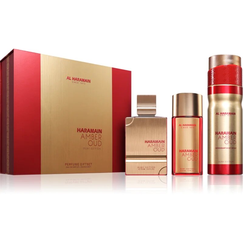 Al Haramain Amber Oud Ruby Edition ajándékszett unisex 1 db