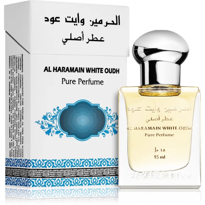 Al Haramain White Oudh illatos olaj unisex 15 ml