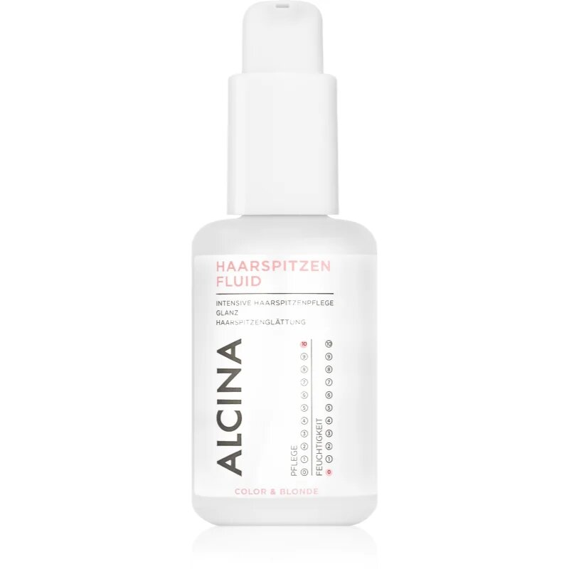 Alcina Color & Blond Hair Tip Fluid hidratáló és erősítő fluid hajvégekre 30 ml